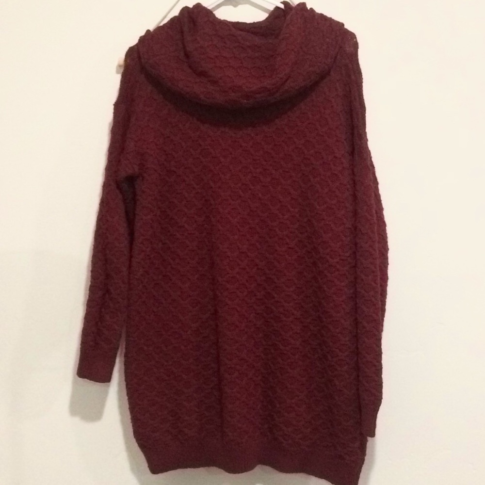 Cozy Deep Wine Sweater